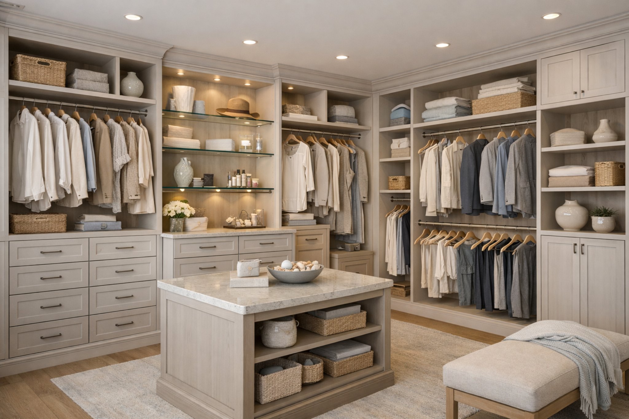 Design closet storage around inventory, visibility, and routine.