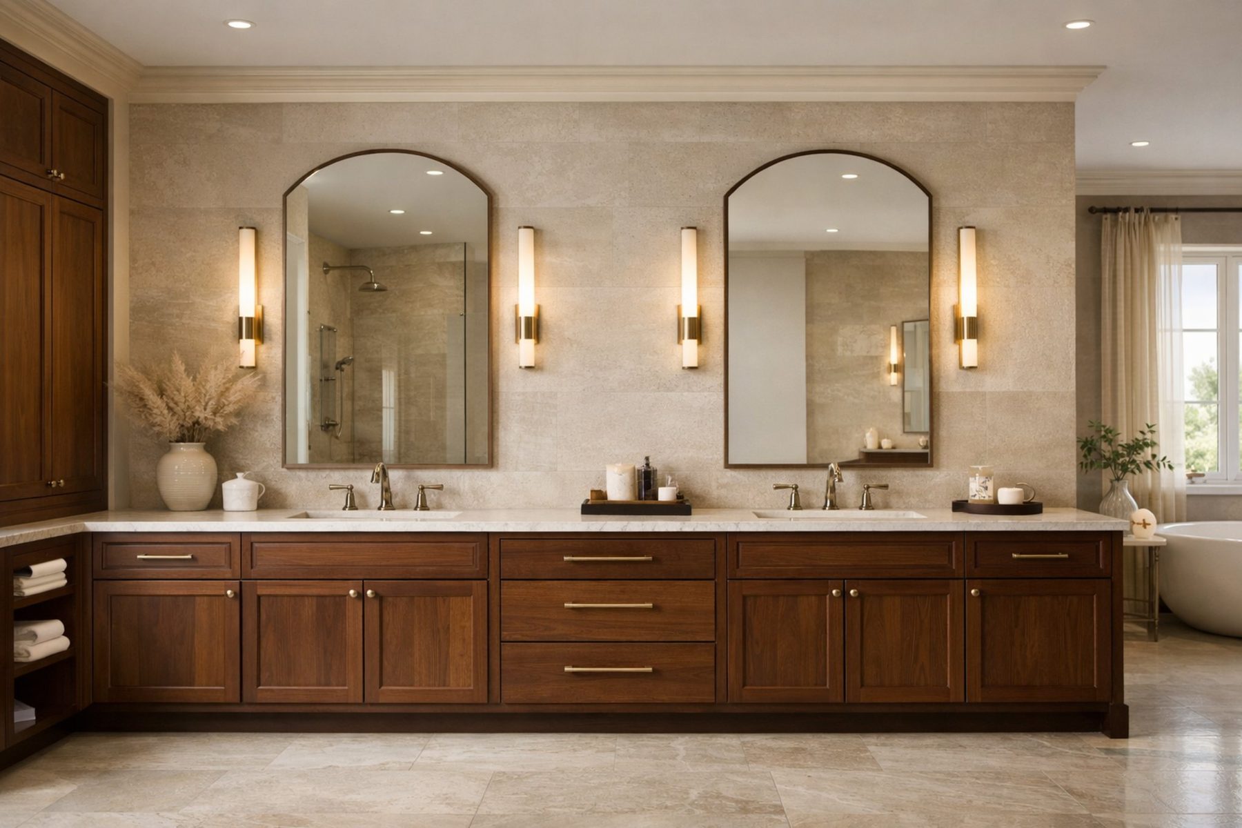 Traditional cabinetry application in another room