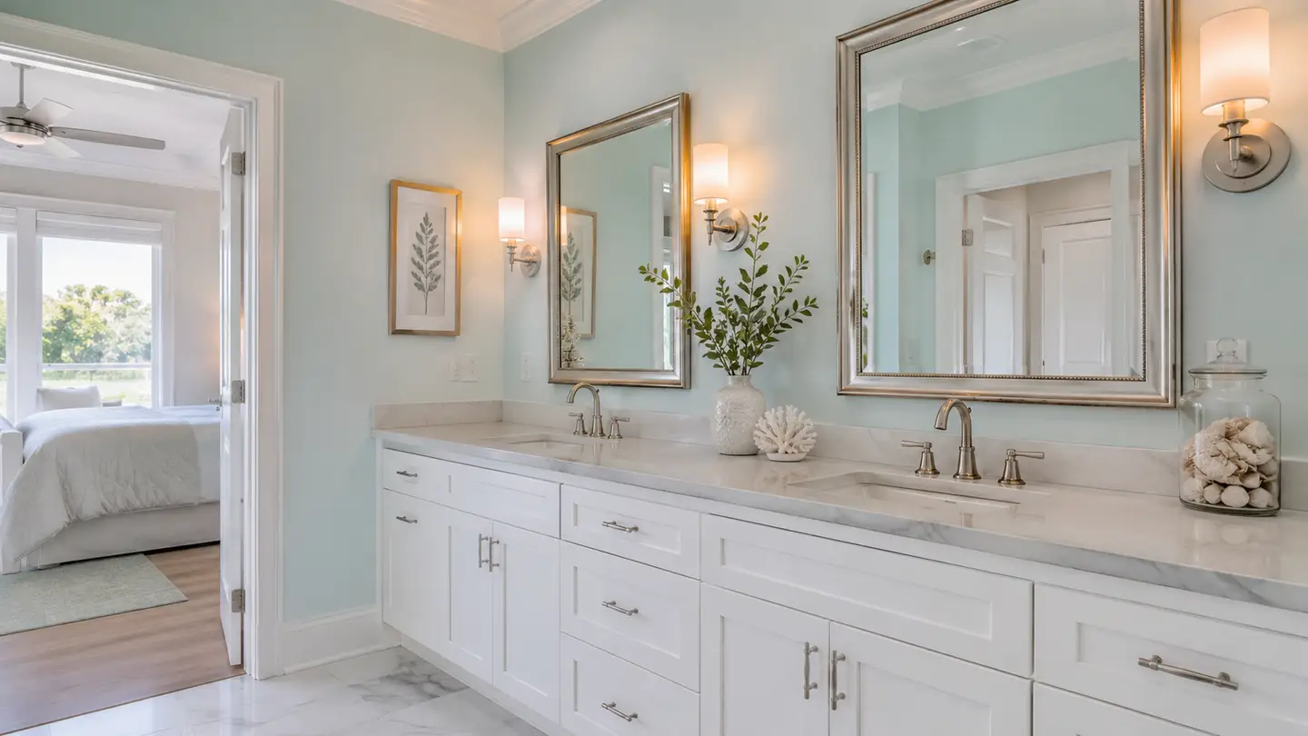 Emerald Coast bath vanity cabinetry