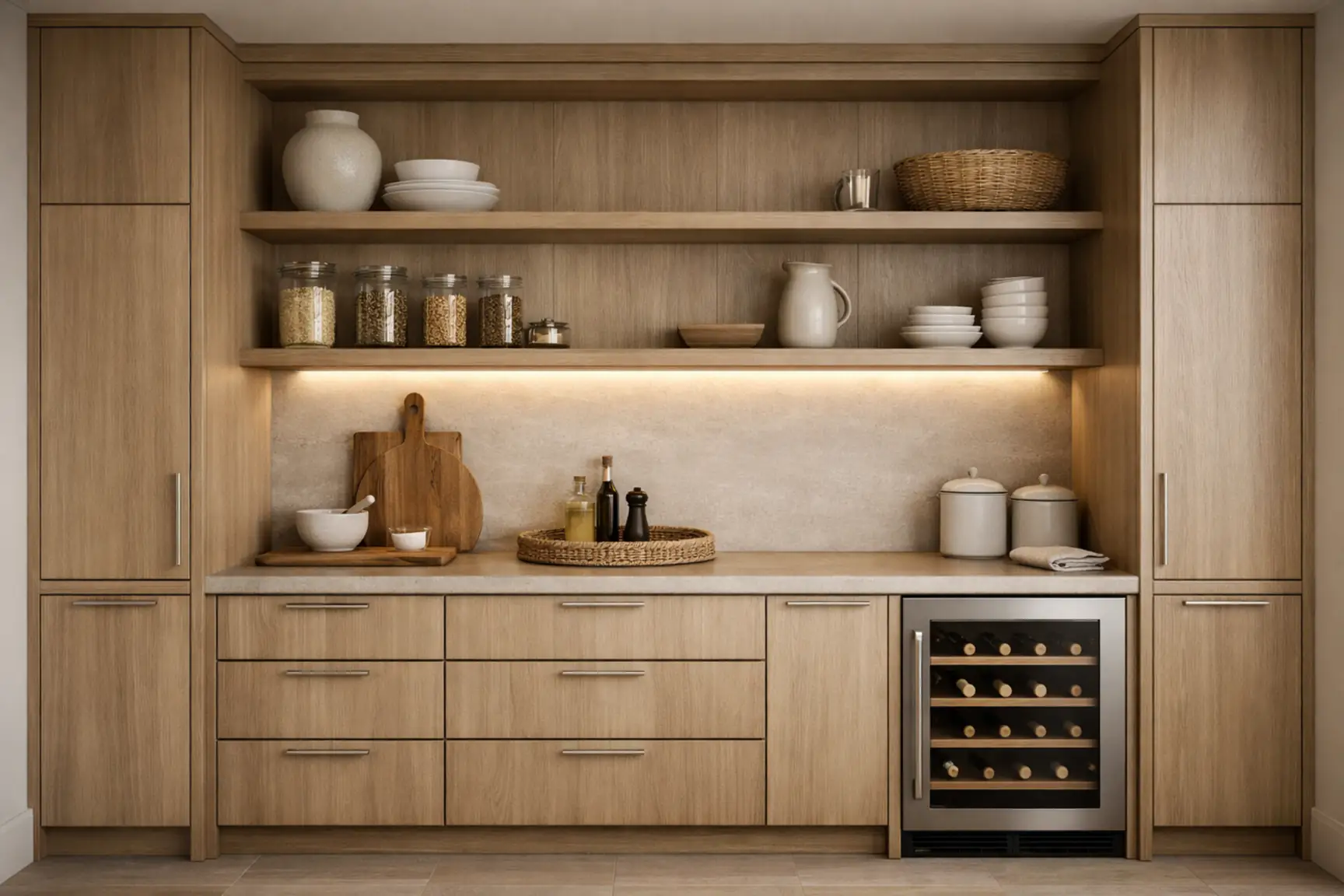 Premium pantry and support space design