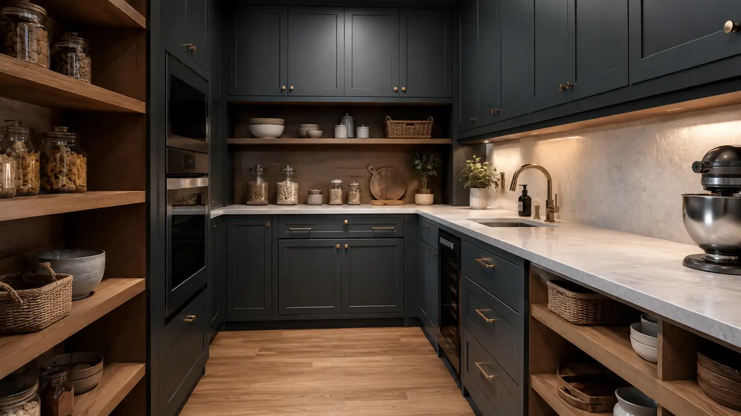 Southwest Florida pantry and utility cabinetry