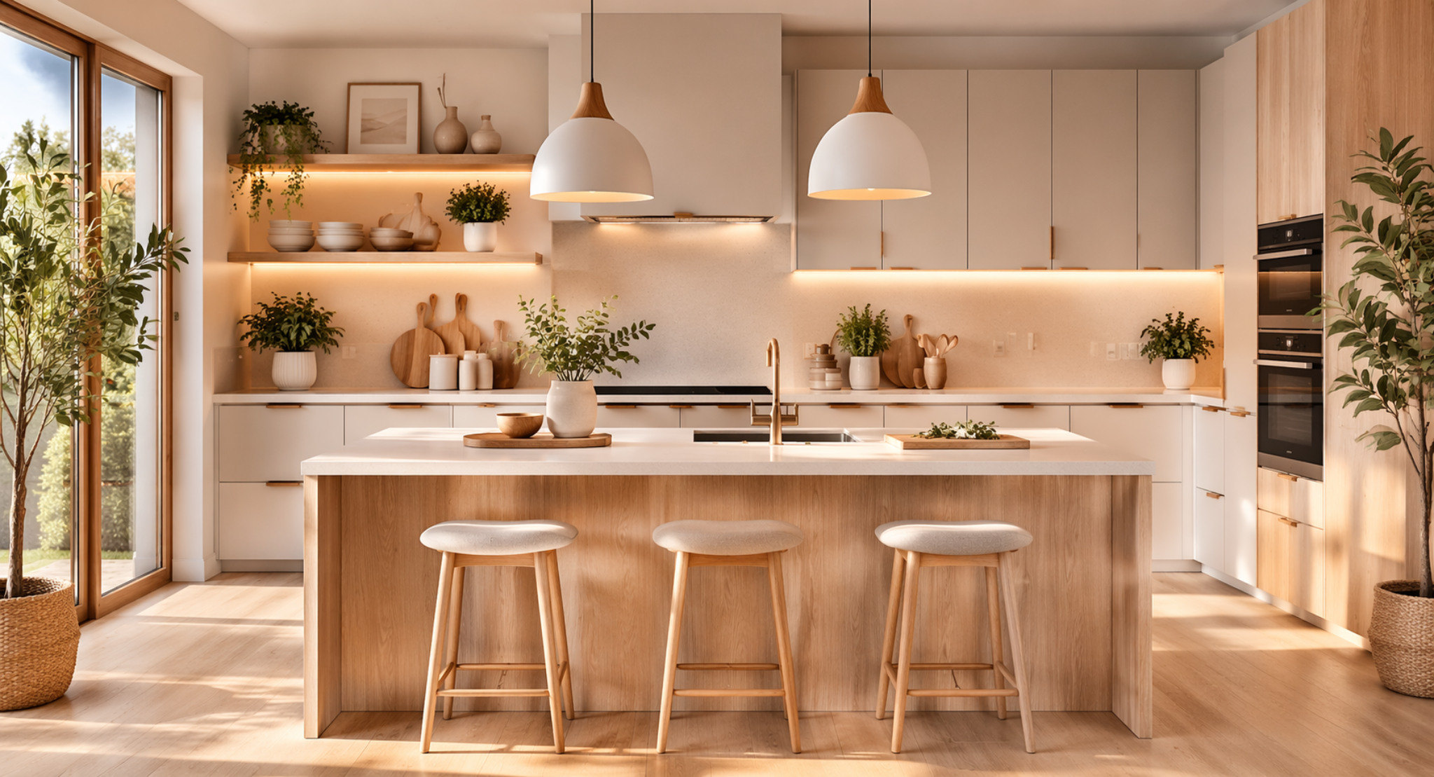 Scandinavian cabinetry application in another room