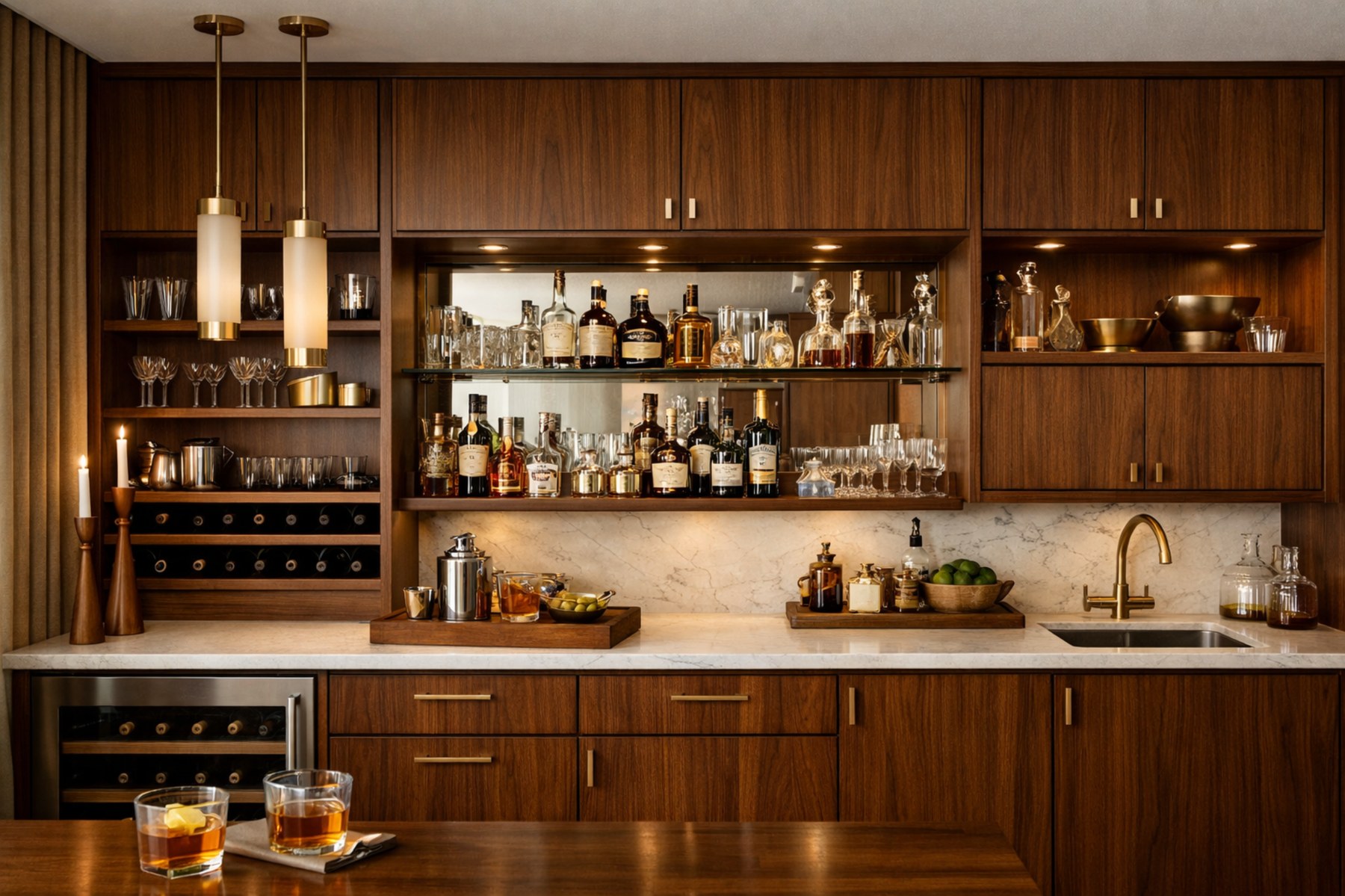 Mid-Century Modern cabinetry application in another room