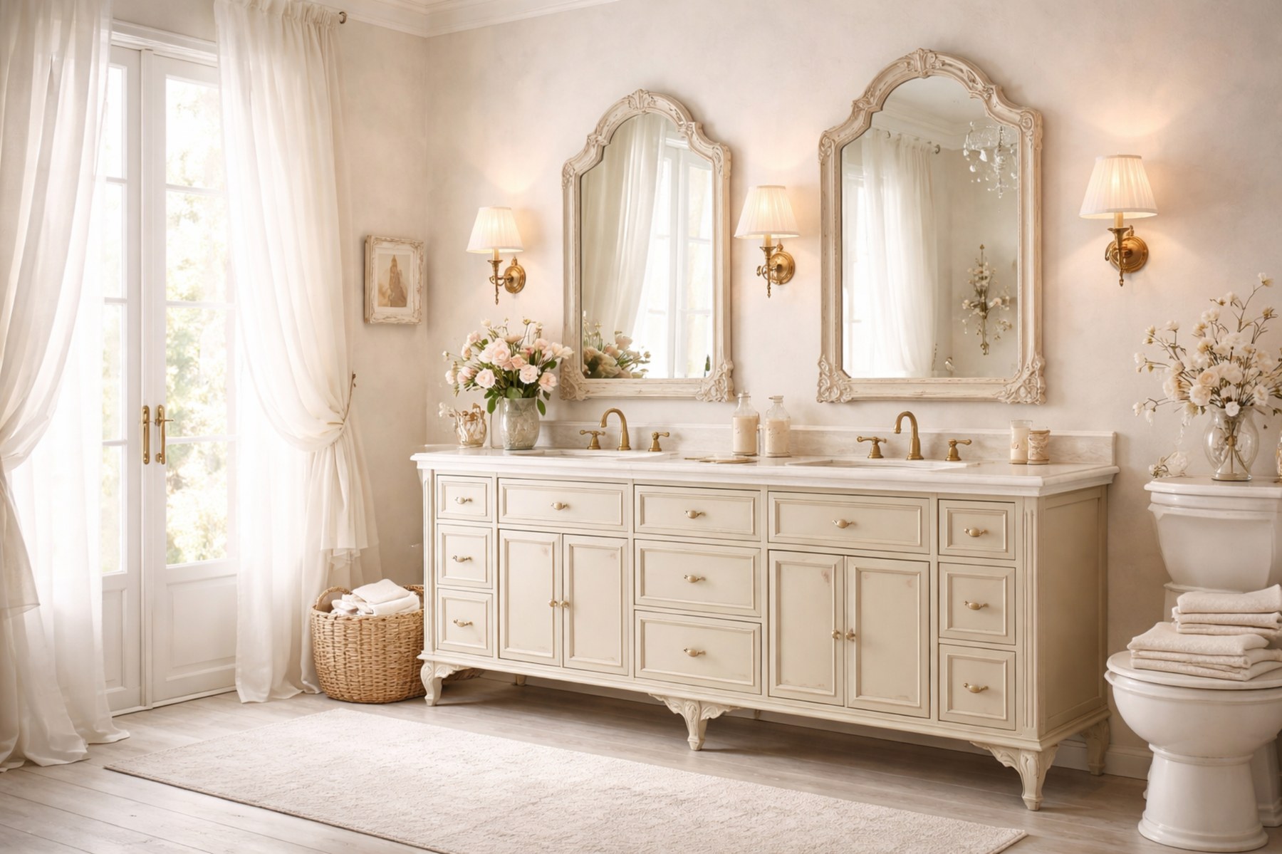 Shabby Chic cabinetry application in another room