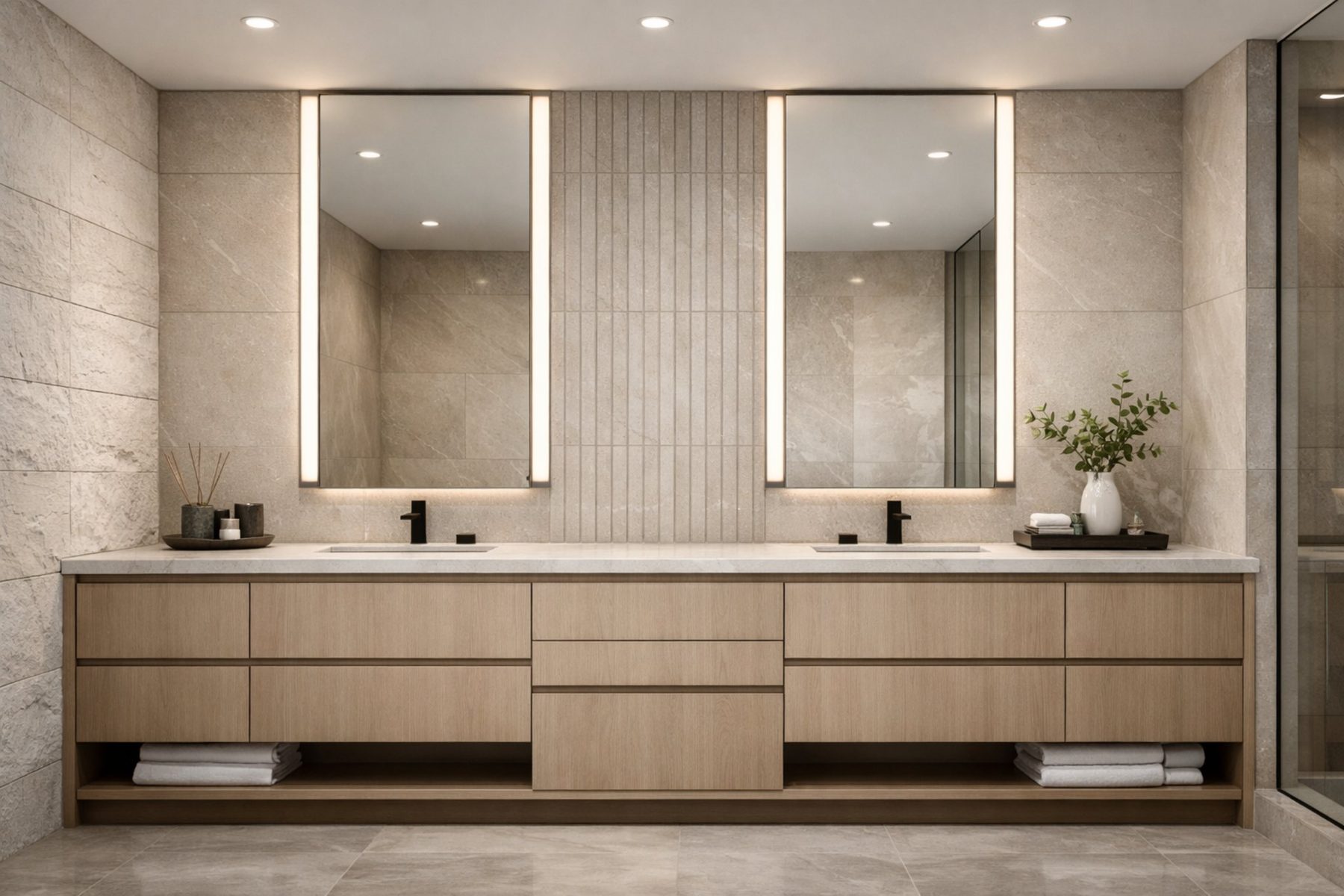 Contemporary cabinetry application in another room